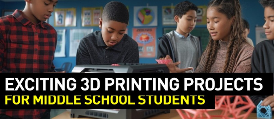 Exciting 3D Printing Projects for Middle­ School Students: Fun Classroom Ideas for Educators and Students