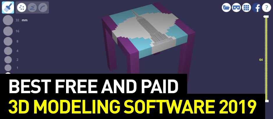 Best Free and Paid 3D Modeling Software 2019