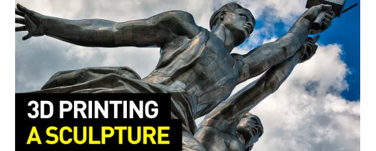 How we made a 3D-printed copy of Worker and Kolkhoz Woman sculpture for the European Parliament Museum