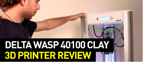 Delta WASP 40100 Clay 3D Printer Review