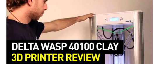 Delta WASP 40100 Clay 3D Printer Review