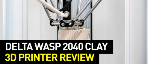 Delta WASP 2040 Clay 3D printer Review
