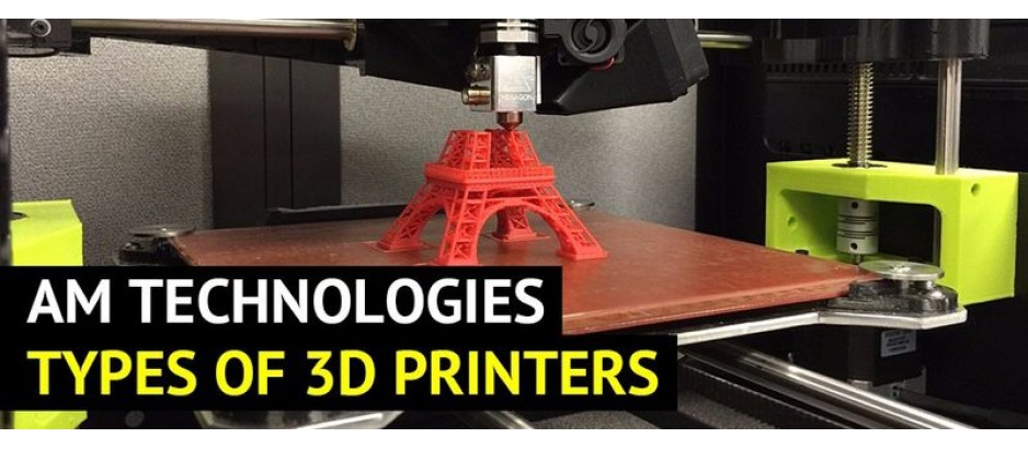 Additive Manufacture Technologies and Types of 3D Printers