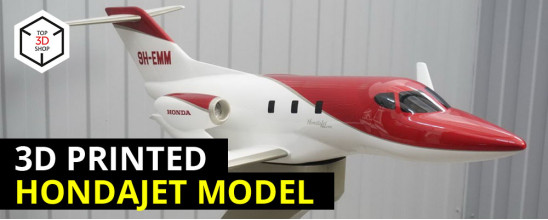 We 3D Printed a HondaJet Elite Model — The Result Will Surprise You [Case Study]