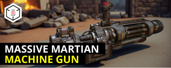 How We Built a 1.5-Meter Minigun for a Video Game Expo