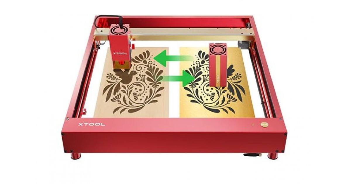 xTool D1 Pro 20W Laser Engraver + Extension Kit, with