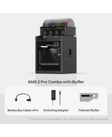 Bambu Lab P1S 3D Printer: High-Speed CoreXY With AMS Compatibility - 3