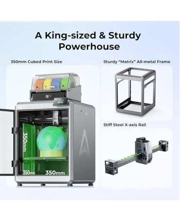 Creality K2 Plus Combo 3D Printer: w/ 350mm Build Volume, Next-Gen Direct Drive Extruder, Dual Cameras, High Printing Speed and Multi-Color Support (CFS) - 2