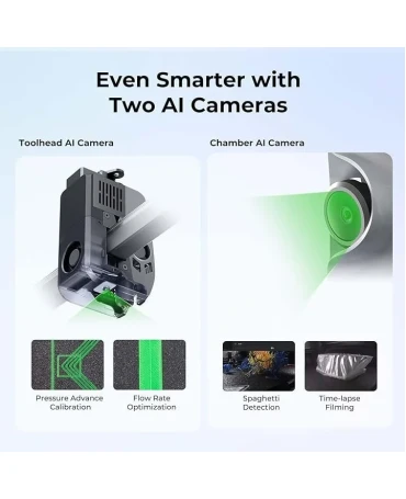 Creality K2 Plus Combo 3D Printer: w/ 350mm Build Volume, Next-Gen Direct Drive Extruder, Dual Cameras, High Printing Speed and Multi-Color Support (CFS) - 5