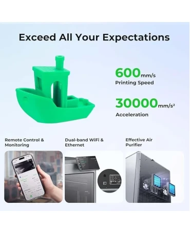 Creality K2 Plus Combo 3D Printer: w/ 350mm Build Volume, Next-Gen Direct Drive Extruder, Dual Cameras, High Printing Speed and Multi-Color Support (CFS) - 6