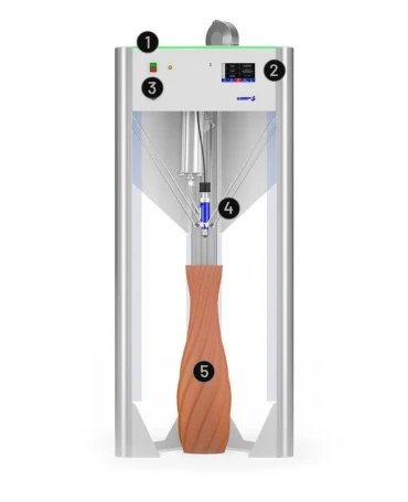 Delta WASP 40100 Clay: Professional Ceramic 3D Printer for Fluid-Dense Materials - 5