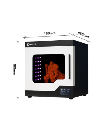 EMAKE3D Galaxy 1: Large-Scale SLA 3D Printer with Permanent Leveling & Auto Resin Feeding - 3