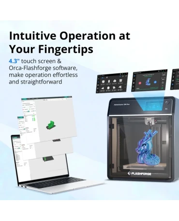 Flashforge Adventurer 5M Pro: High-Speed 3D Printer with 280°C Nozzle - 8