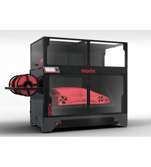 Modix Big-120X V4 3D Printer: Large Build Area and Modular Design