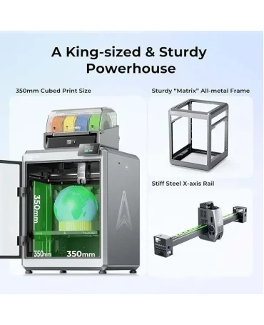 Creality K2 Plus Combo 3D Printer: w/ 350mm Build Volume, Next-Gen Direct Drive Extruder, Dual Cameras, High Printing Speed and Multi-Color Support (CFS) - 2