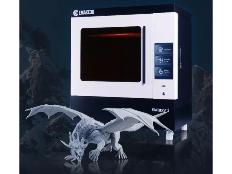 EMAKE3D Galaxy 1: Large-Scale SLA 3D Printer for Resin Printing