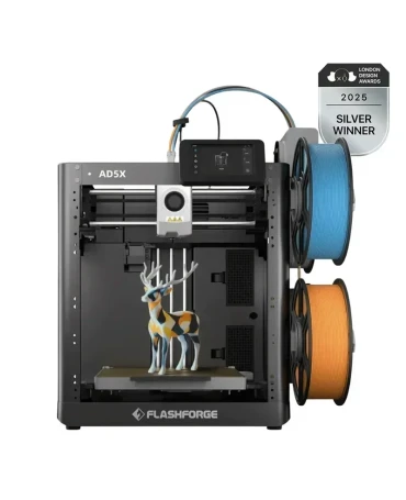 Flashforge AD5X: Multi-Color FDM 3D Printer with High-Speed Printing and Auto Leveling