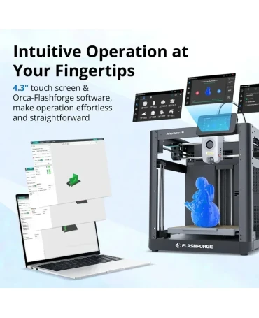 Flashforge Adventurer 5M: High-Speed 3D Printer with 280°C Extruder - 11