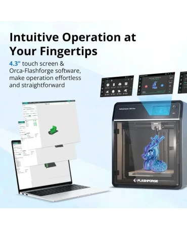 Flashforge Adventurer 5M Pro: High-Speed 3D Printer with 280°C Nozzle - 2