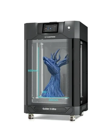 Flashforge Guider 3 Ultra 3D Printer: Dual Extruder with 600mm Filament Drying Chamber - 2