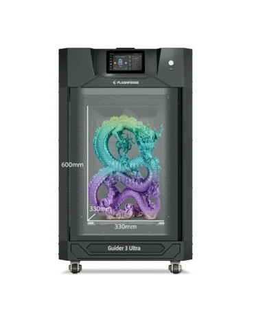 Flashforge Guider 3 Ultra 3D Printer: Dual Extruder with 600mm Filament Drying Chamber - 3