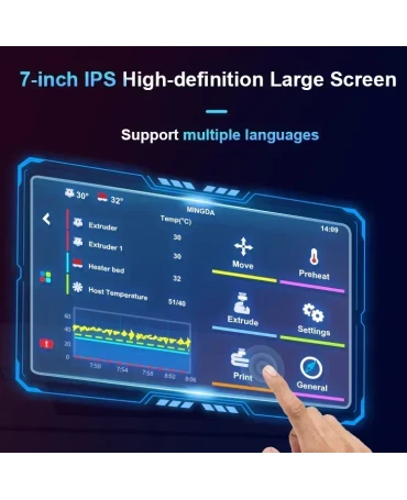 Mingda MD-400D: High-Temperature IDEX 3D Printer with Large Build Volume - 2