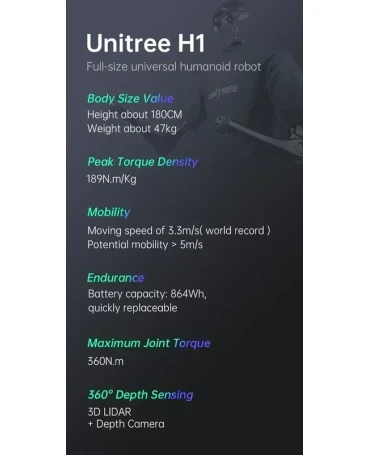 Unitree H1 Humanoid Robot (w/ AI) - 6