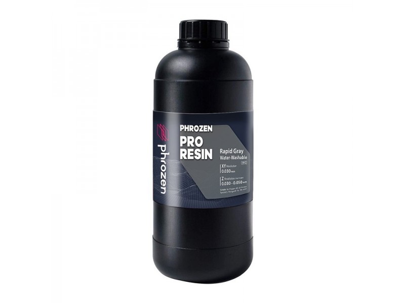 Phrozen Pro Series Resina Lavable con Agua Modelo Gris 1KG: Buy or Lease at  Top3DShop