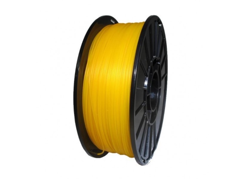 Push Plastic Translucent Amber PLA Filament Spool - 3 / 10 / 25 kg: Buy or  Lease at Top3DShop