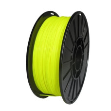 Push Plastic Fluorescent Yellow PLA Filament Spool - 3 / 10 / 25 kg