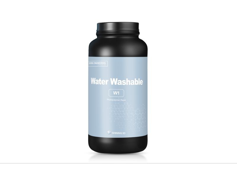 Resina lavable en agua Shining 3D W1 1kg: Buy or Lease at Top3DShop
