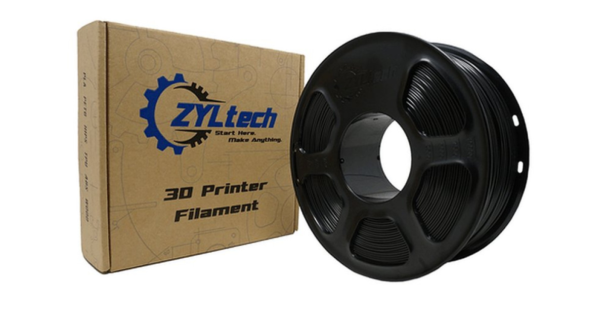Zyltech 1.75mm Black ABS Filament - 1kg: Buy or Lease at Top3DShop