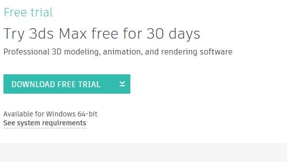 3d max trial