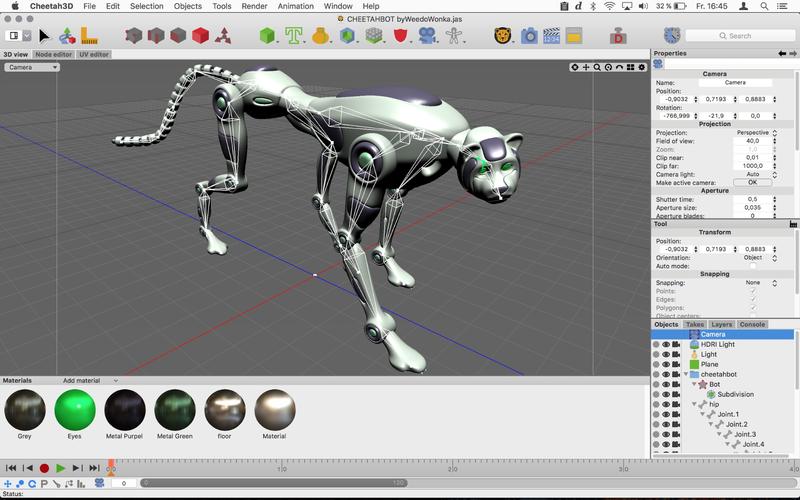 3d model animation software free