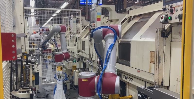 The JAKA Pro collaborative robots operating at the factory.