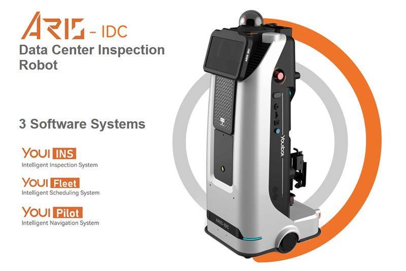 The YOUIBOT ARIS AMR for IDC inspection.