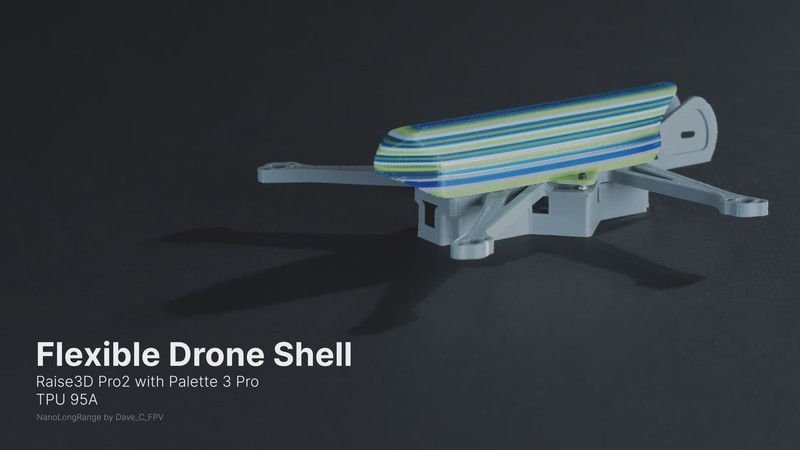 Flexible Drone Shell on the Mosaic Palette 3 Pro