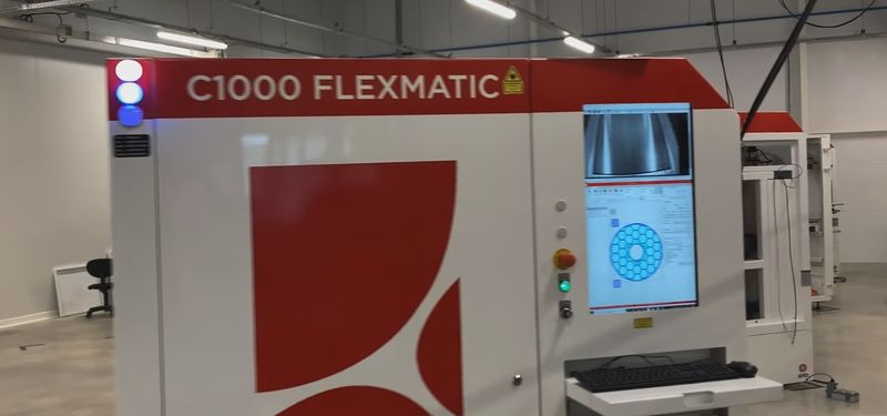 a printer controls on the 3DCeram C1000 FLEXMATIC