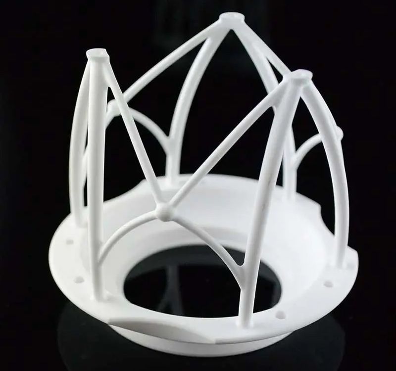 a white model printed on the 3DCeram C101 EASY FAB