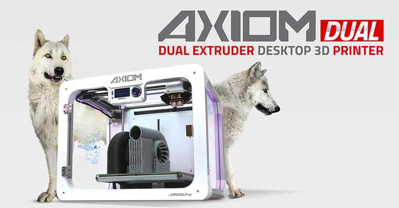 Airwolf3D AXIOM DUAL Extruder 3D Printer