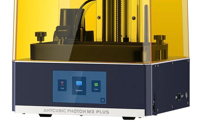 a printer controls on the Anycubic Photon M3 Plus