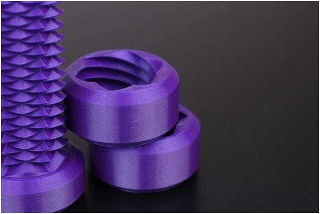 a purple model printed on the BIQU BX
