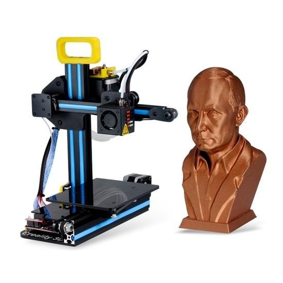 Creality CR-7 3D Printer with a model of human's head