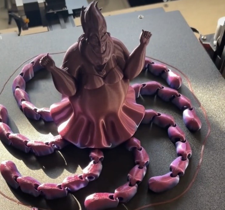 a model printed on the Creality Ender-3 S1 Plus 3D printer