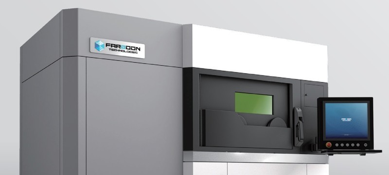 a printer controls on the Farsoon FS273M 3D Printer