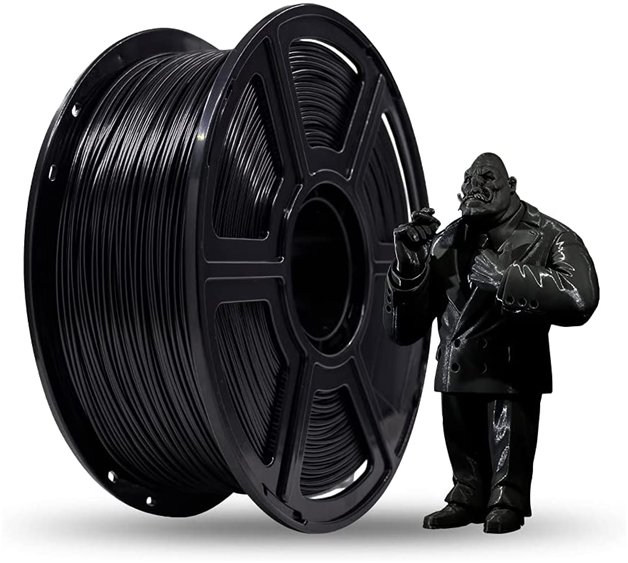 Black color filament spool