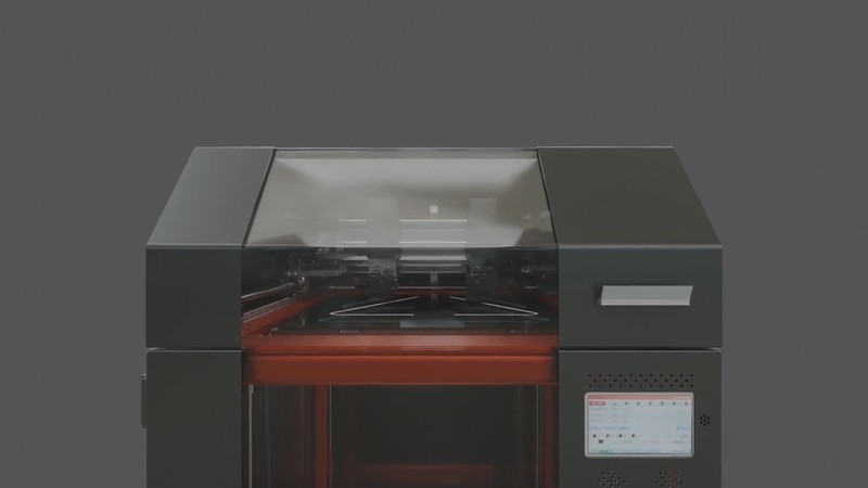 a printer controls on the IC3D Virago 700 3D printer