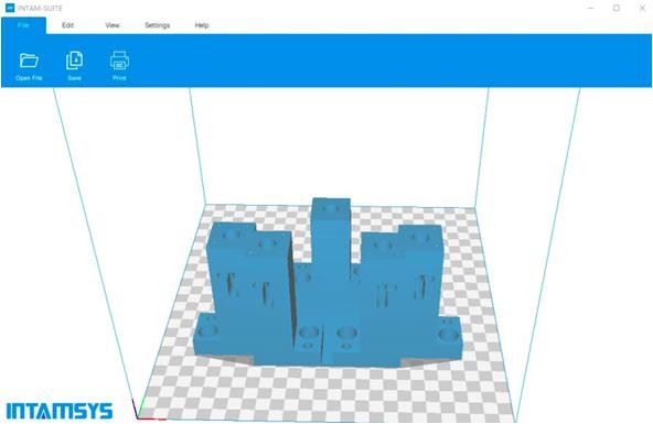 The Funmat Pro comes with a license for the in-house IntamSuite software. The program is a revised version of the popular Cura slicer