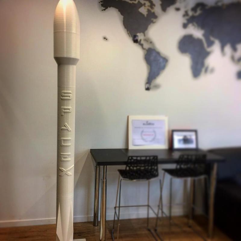 3D printed a big SpaceX Falcon9