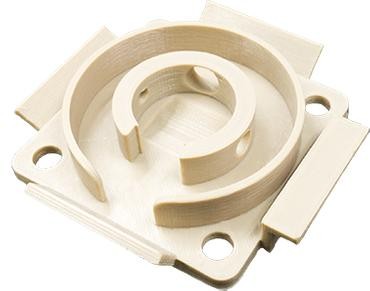 Look at the high definition of this functional part. Its clean edges and accurate shapes highlight the printing capability of the Funmat Pro HT.